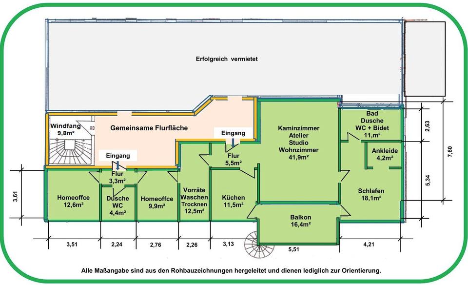 Etagenwohnung Usingen - 4 Zimmer, 135 m&sup2;, 1.350&euro; | Angebot:27620647
