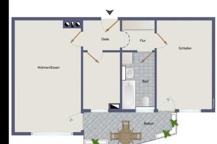 2-Zimmer-Wohnung in Neuenbürg 550 Euro 2 zimmer