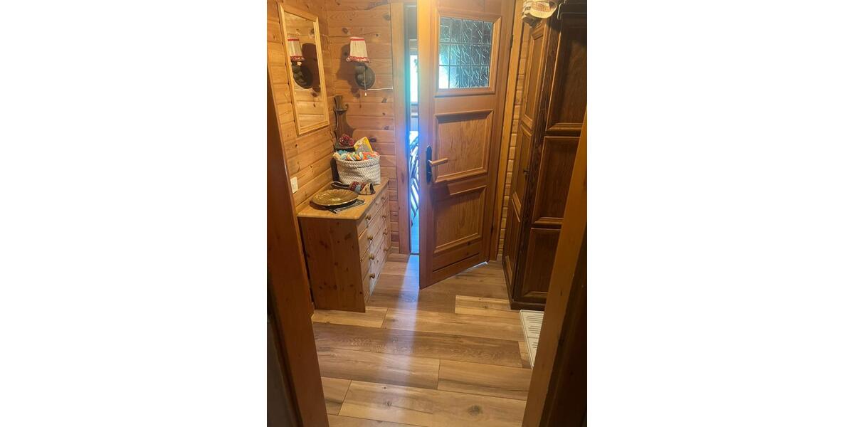 Harz Ferienhaus Blockhaus 6 Pers +Hund 2 Kamine gr Grundst. süd H 4 zimmer