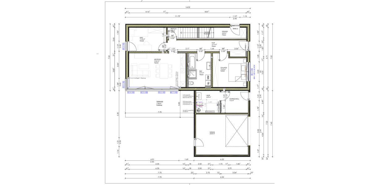 Etagenwohnung Oberviechtach - 3 Zimmer, 86 m&sup2;, 800&euro; | Angebot:25969083