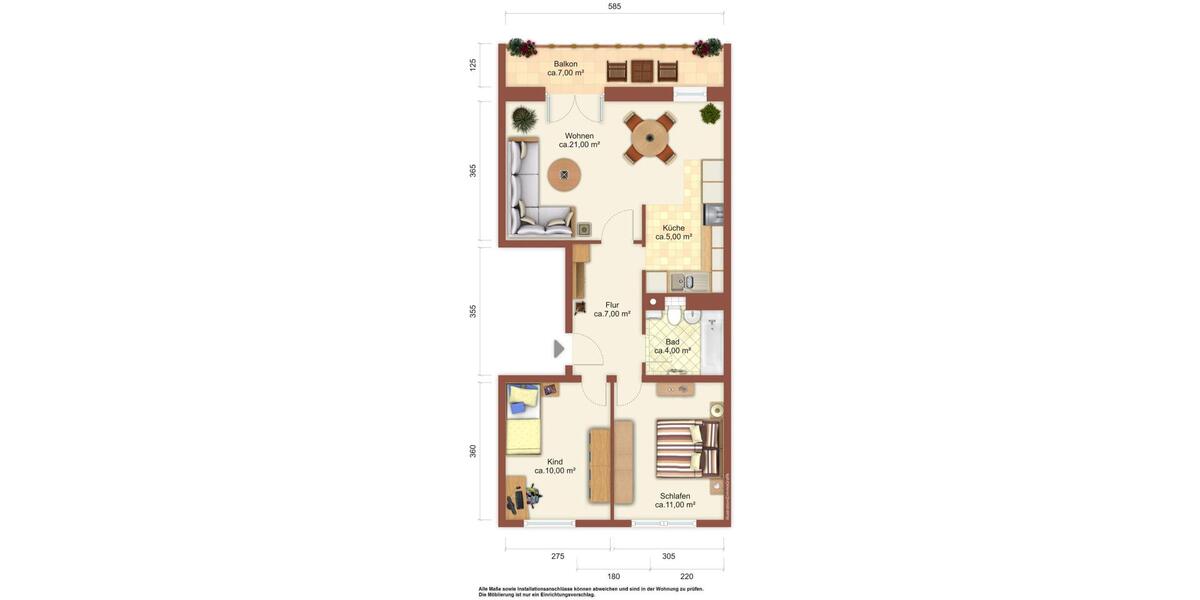 Erdgeschoßwohnung Weißwasser (Oberlausitz) - 3 Zimmer, 60 m&sup2;, 374&euro; | Angebot:24568768