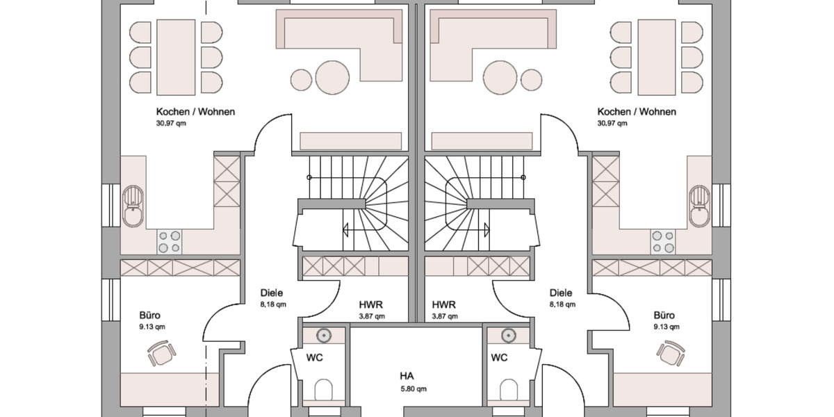 DHH links in Bahnhofsnähe Augustfehn Erstbezug 5 zimmer