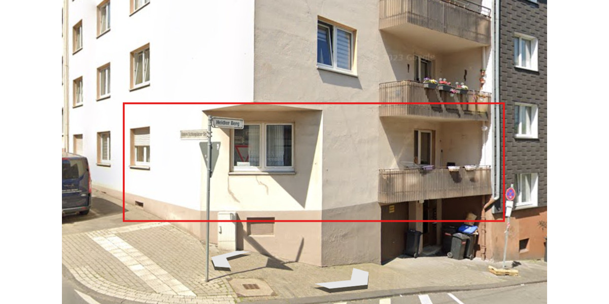 Etagenwohnung Wuppertal Barmen - 2 Zimmer, 54 m&sup2;, 590&euro; | Angebot:24992604