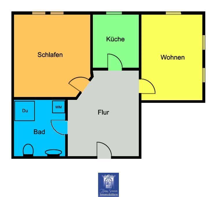 Gemütliche 2-Zimmerwohnung mit separater Küche und modernem Bodenbelag! 2 zimmer