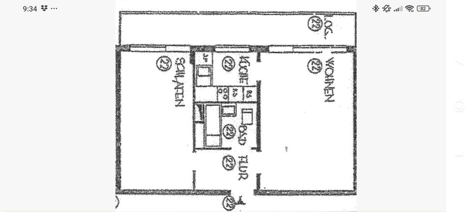 Etagenwohnung Delmenhorst Bungerhof - 2 Zimmer, 51 m&sup2;, 460&euro; | Angebot:26634940