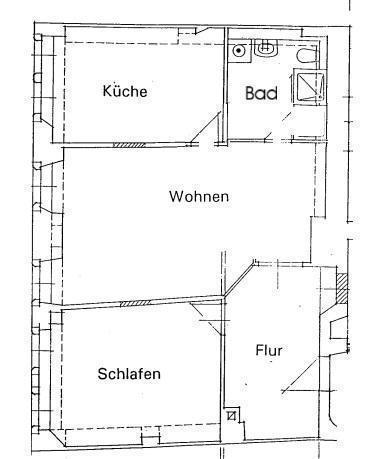 Etagenwohnung Meißen - 2 Zimmer, 68 m&sup2;, 465&euro; | Angebot:26680758