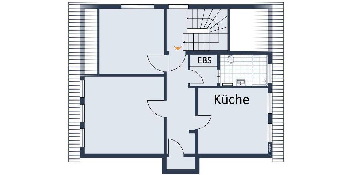 Etagenwohnung Bielefeld Ummeln - 3 Zimmer, 55 m&sup2;, 450&euro; | Angebot:26851411