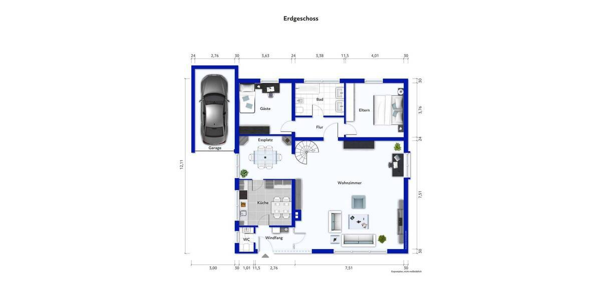 Einfamilienhaus Alfter Impekoven - 8 Zimmer, 220 m&sup2;, 2.500&euro; | Angebot:26798688