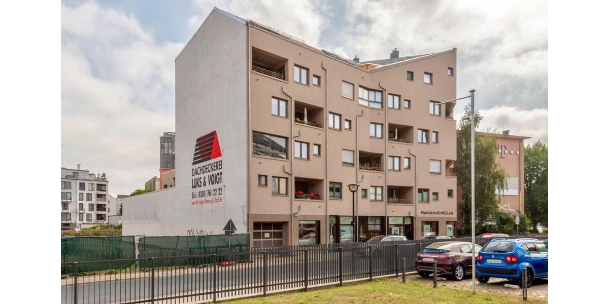 Dachgeschoßwohnung Rostock Hansaviertel - 2 Zimmer, 60 m&sup2;, 1.850&euro; | Angebot:25832047