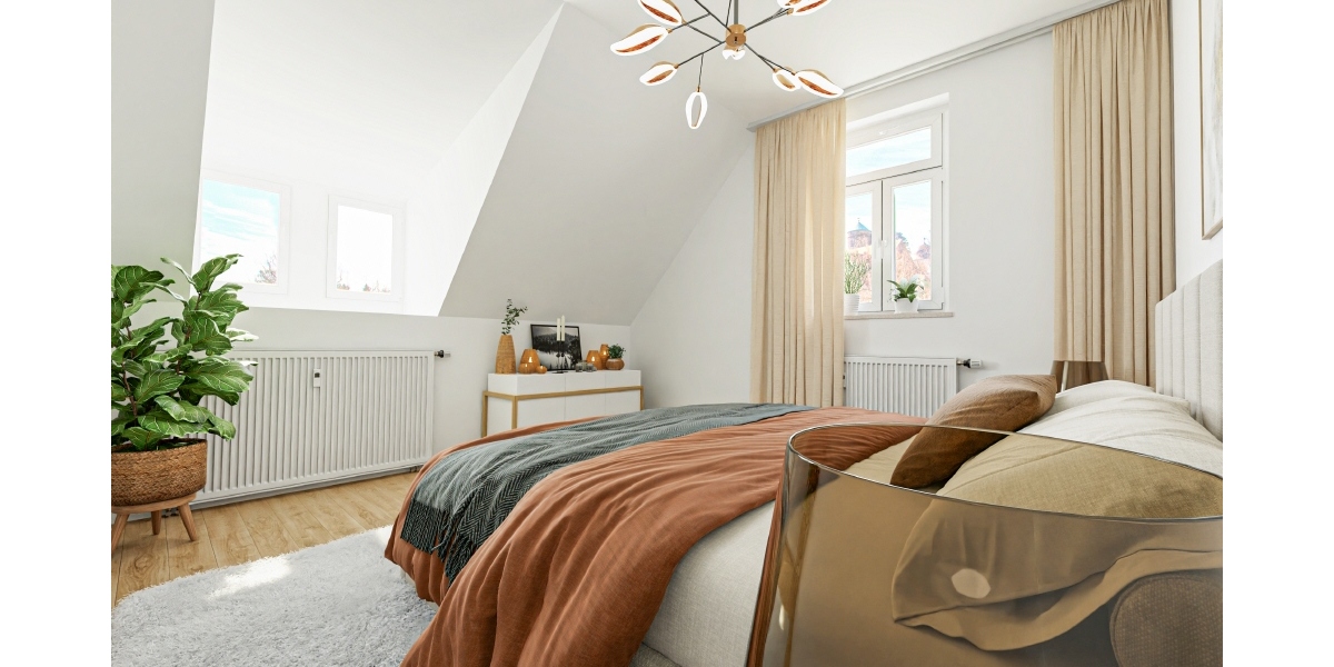 ERSTBEZUG NACH SANIERUNG – BALKON– GRANDIOSER BLICK – GÄSTE-WC – ANKLEIDE - Dachgeschoßwohnung Stolpen Stolpen | Angebot:26067678