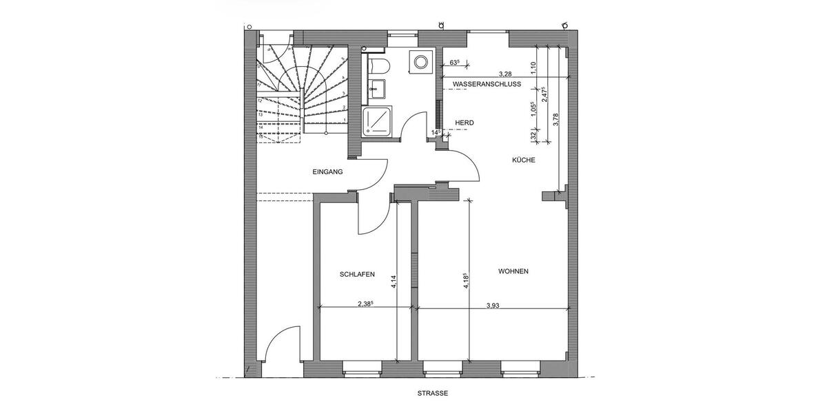 Erdgeschoßwohnung Groitzsch - 2 Zimmer, 47 m&sup2;, 420&euro; | Angebot:25999922