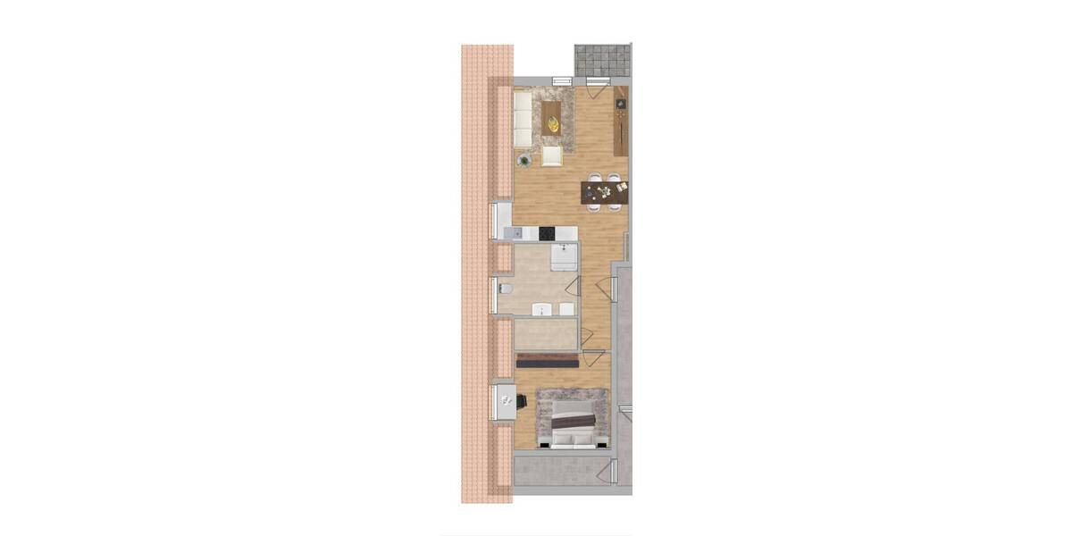Etagenwohnung Grasbrunn Harthausen - 2 Zimmer, 56 m&sup2;, 1.170&euro; | Angebot:26763876