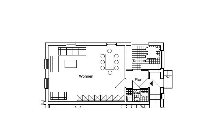 Erdgeschoßwohnung Sankt Michaelisdonn - 1 Zimmer, 56 m&sup2;, 560&euro; | Angebot:26635401