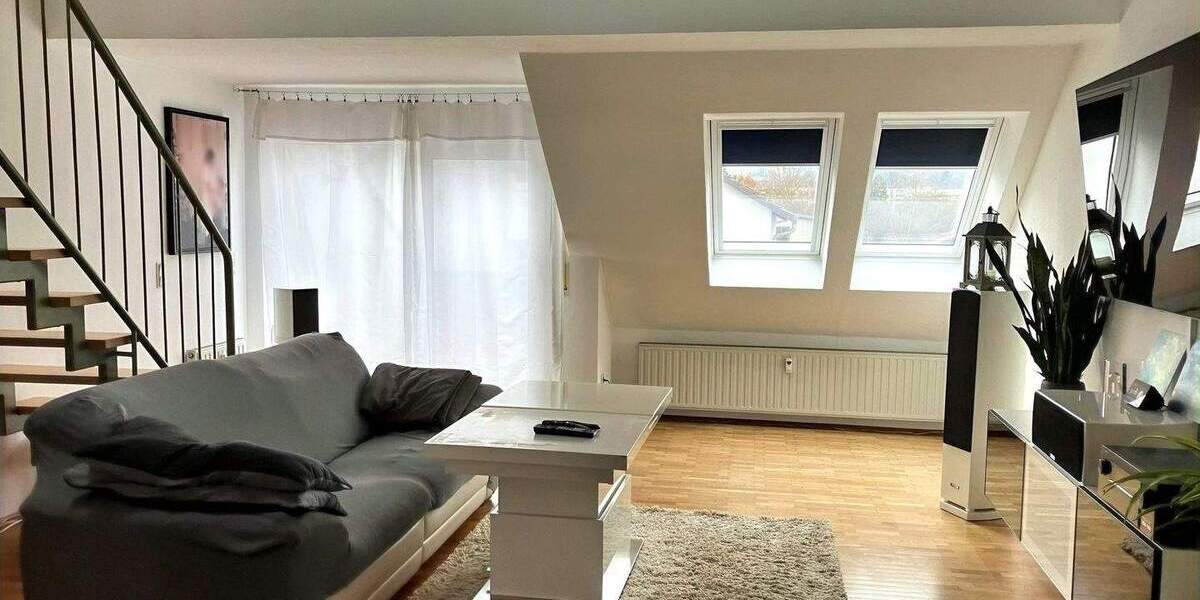 Außergewöhnliche 2-Zimmer-Maisonette-Wohnung mit Balkon und Einbauküche in Toplage von Kassel-Niederzwehren 2 zimmer