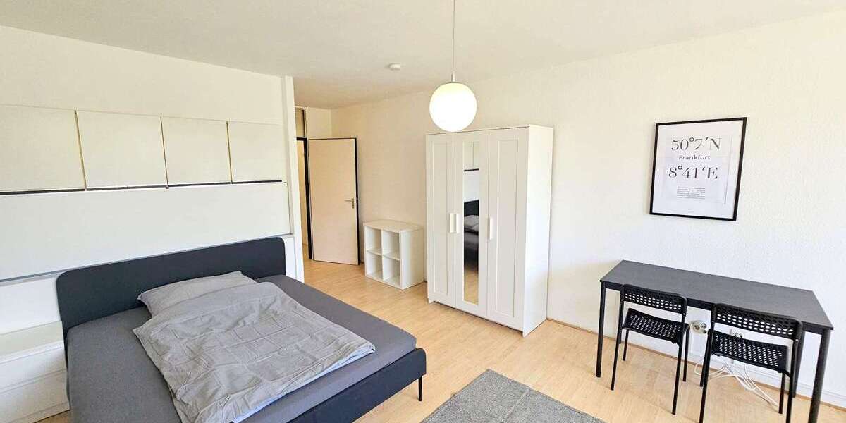 Etagenwohnung Frankfurt Nied - 1 Zimmer, 32 m&sup2;, 1.050&euro; | Angebot:26758611