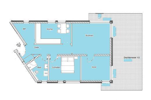 Dachgeschoßwohnung Oranienburg - 3 Zimmer, 88 m&sup2;, 1.584&euro; | Angebot:23297890