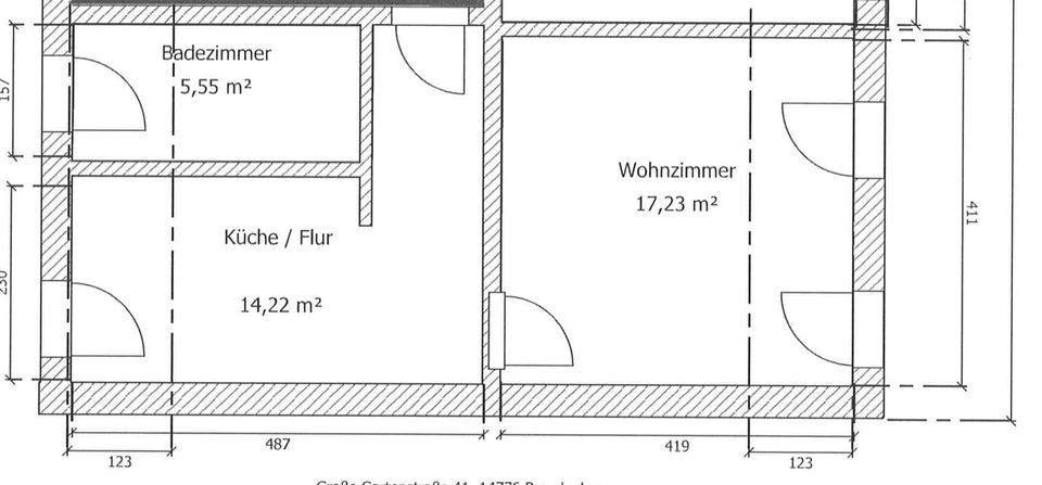 Dachgeschoßwohnung Brandenburg an der Havel Bahnhofsvorstadt - 1 Zimmer, 37 m&sup2;, 442&euro; | Angebot:26446228