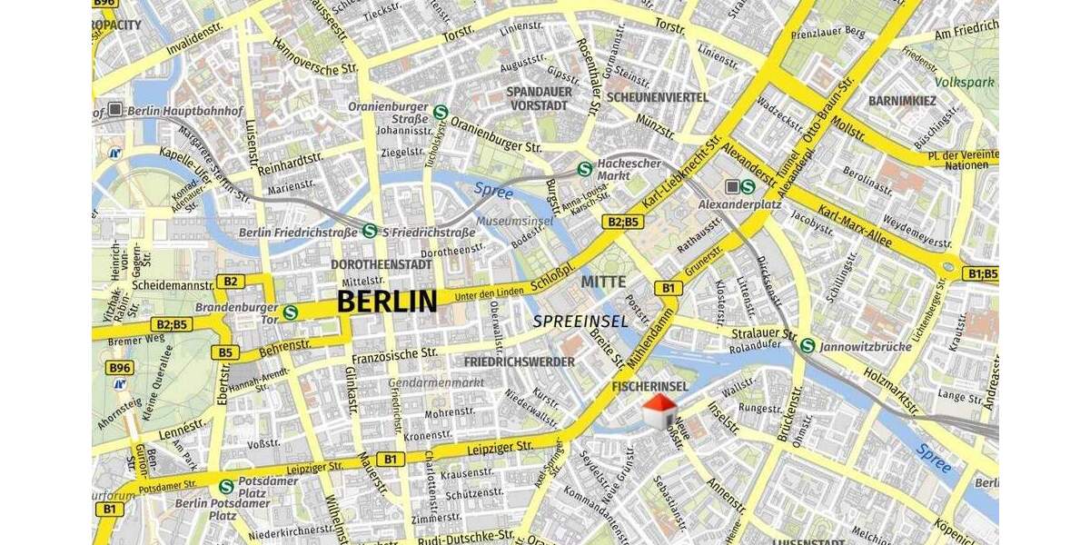 Etagenwohnung Berlin Mitte Mitte - 2 Zimmer, 73 m&sup2;, 1.600&euro; | Angebot:25291567