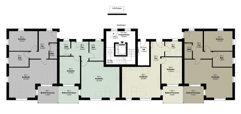 Erdgeschoßwohnung Bad Salzuflen - 2 Zimmer, 68 m&sup2;, 690&euro; | Angebot:24862035