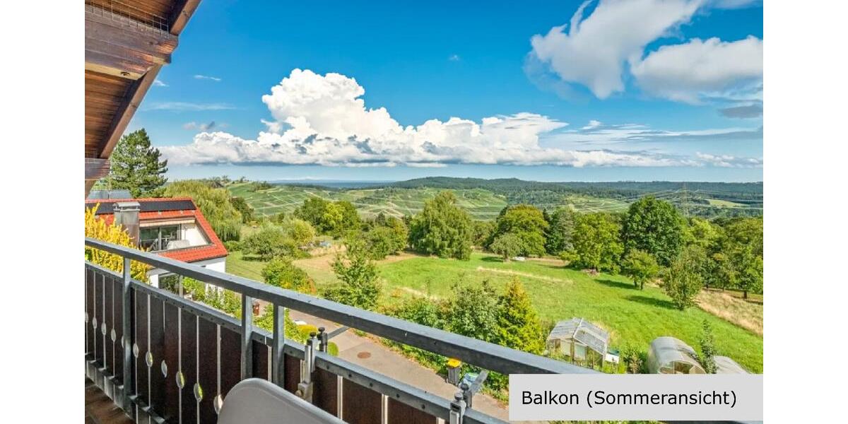 Dachgeschoßwohnung Aichwald - 3 Zimmer, 83 m&sup2;, 1.100&euro; | Angebot:25102718