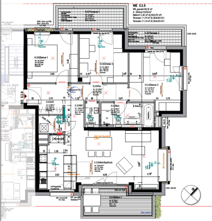 4-Zimmer-Dachgeschoss-Wohnung im Quartier Aeulehöfe (Neubau)