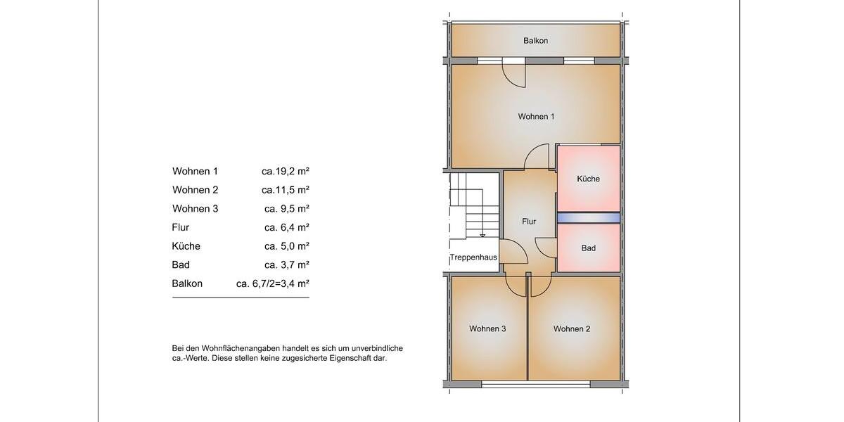 Sanierte 3-Zimmerwohnung mit WBS 3 zimmer
