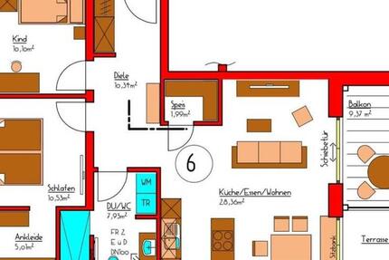 3-Zimmerwohnung mit Balkon in Vorderbreitenthann 3 zimmer