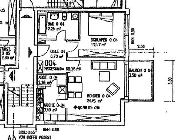 Etagenwohnung Bad Kreuznach - 1 Zimmer, 67 m&sup2;, 620&euro; | Angebot:26285920