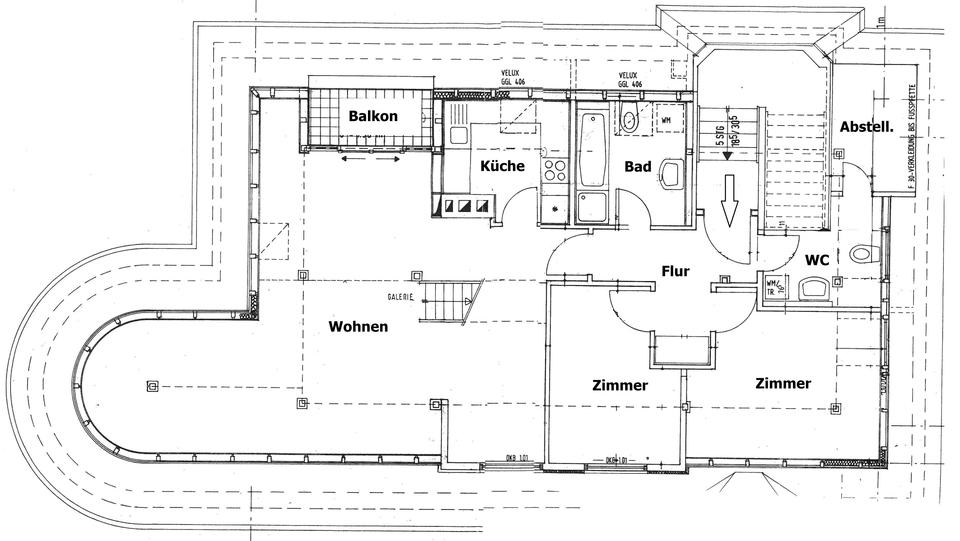 Individueller Schnitt - frisch renoviert - Wohnen in einer schönen Villa in Radebeul-Mitte 4 zimmer