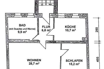 Wohnung Torgau - 2 Zimmer, 71 m&sup2;, 490&euro; | Angebot:24906119
