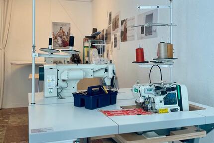 Textil-Werkstatt-Platz Schneider Gemeinschafts-Atlier zimmer