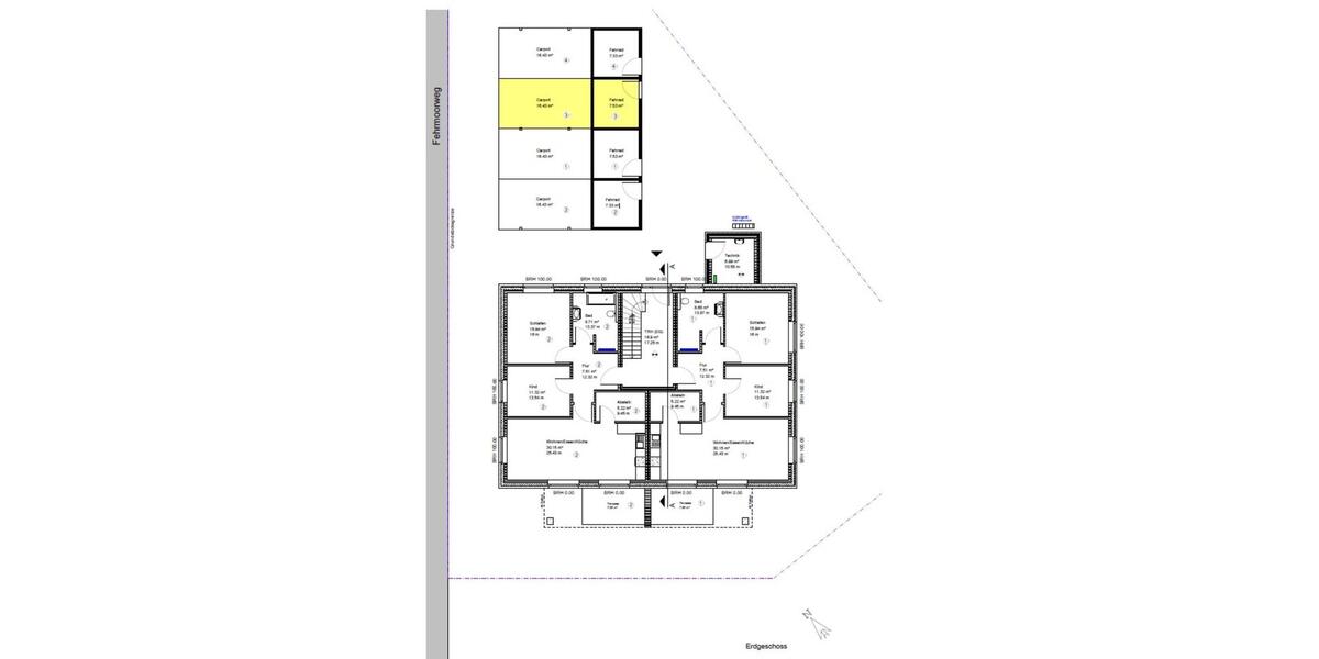Dachgeschoßwohnung Bremerhaven Leherheide - 3 Zimmer, 76 m&sup2;, 1.060&euro; | Angebot:25022484