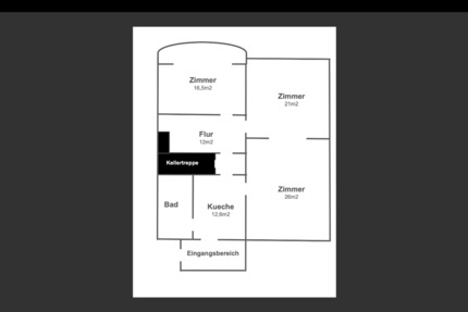 Wohnung mit Garten, Doppelgarage und Keller