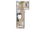 Etagenwohnung Gotha Gotha West - 3 Zimmer, 50 m&sup2;, 305&euro; | Angebot:26594869