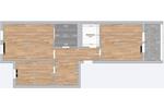 Etagenwohnung Magdeburg Alt Olvenstedt - 3 Zimmer, 58 m&sup2;, 314&euro; | Angebot:26701998