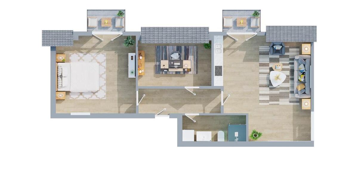 Etagenwohnung Neustadt in Holstein - 3 Zimmer, 74 m&sup2;, 1.450&euro; | Angebot:26346978