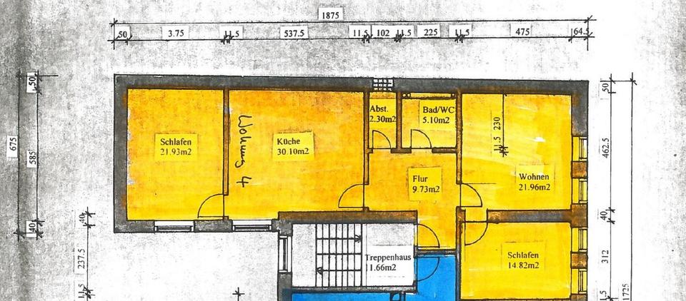 Etagenwohnung Bingen am Rhein - 3 Zimmer, 110 m&sup2;, 1.060&euro; | Angebot:26479859