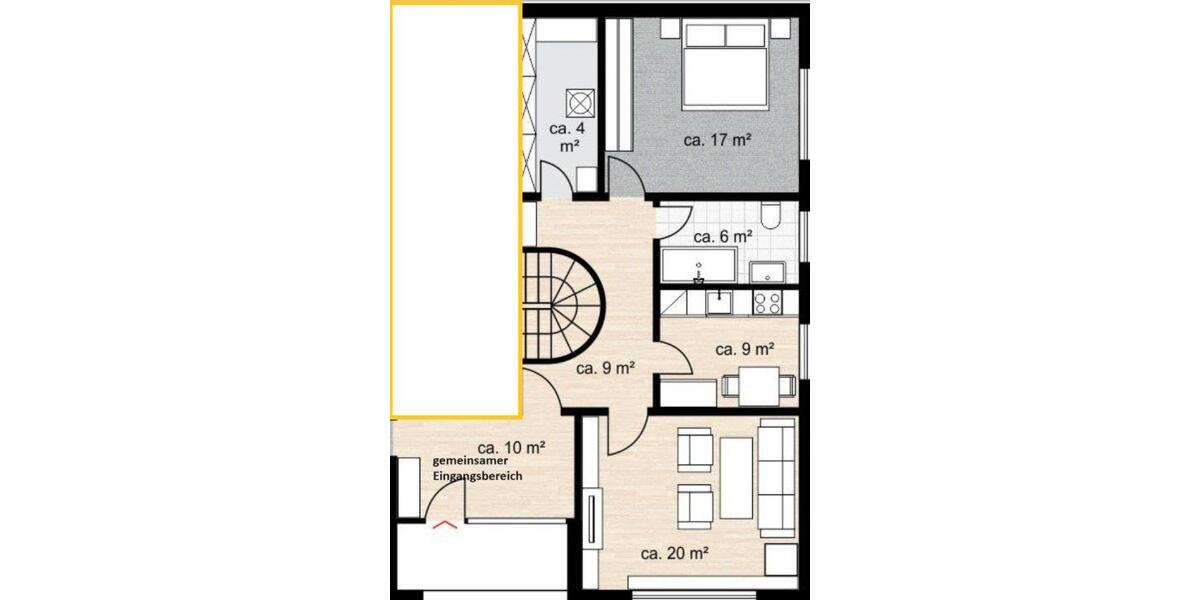 Wohnen auf Zeit Lörrach - 1 Zimmer, 20 m&sup2;, 650&euro; | Angebot:26434358