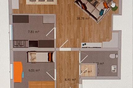 Sehr schöne 3-Zimmerwohnung mit Balkon zimmer