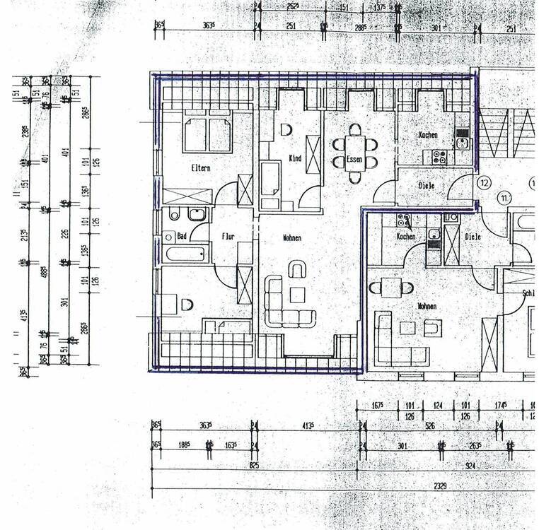 Ruhige 4-Zimmer-Dachgeschoss Wohnung in AltenstadtWN