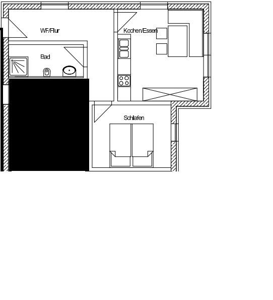 Etagenwohnung Kaufbeuren - 1 Zimmer, 42 m&sup2;, 460&euro; | Angebot:26611847