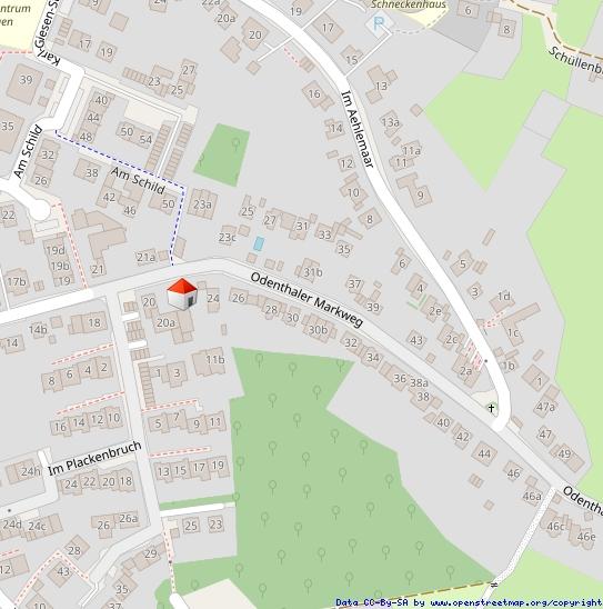 Etagenwohnung Bergisch Gladbach Paffrath - 2 Zimmer, 60 m&sup2;, 530&euro; | Angebot:25170097