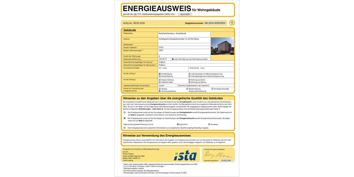 Etagenwohnung Zittau - 3 Zimmer, 73 m&sup2;, 473&euro; | Angebot:26686443