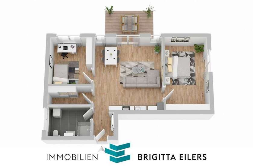 Wohnung zum Mieten in Achim 1.090 € 72.75 m²