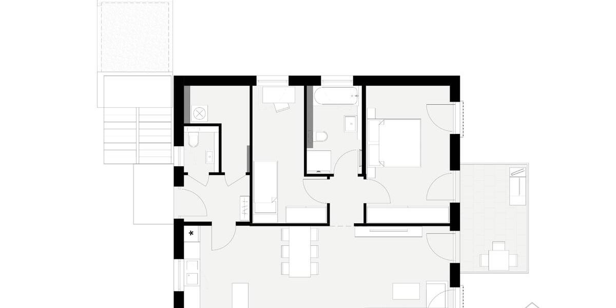 Etagenwohnung Igersheim - 3 Zimmer, 91 m&sup2;, 1.140&euro; | Angebot:24613409