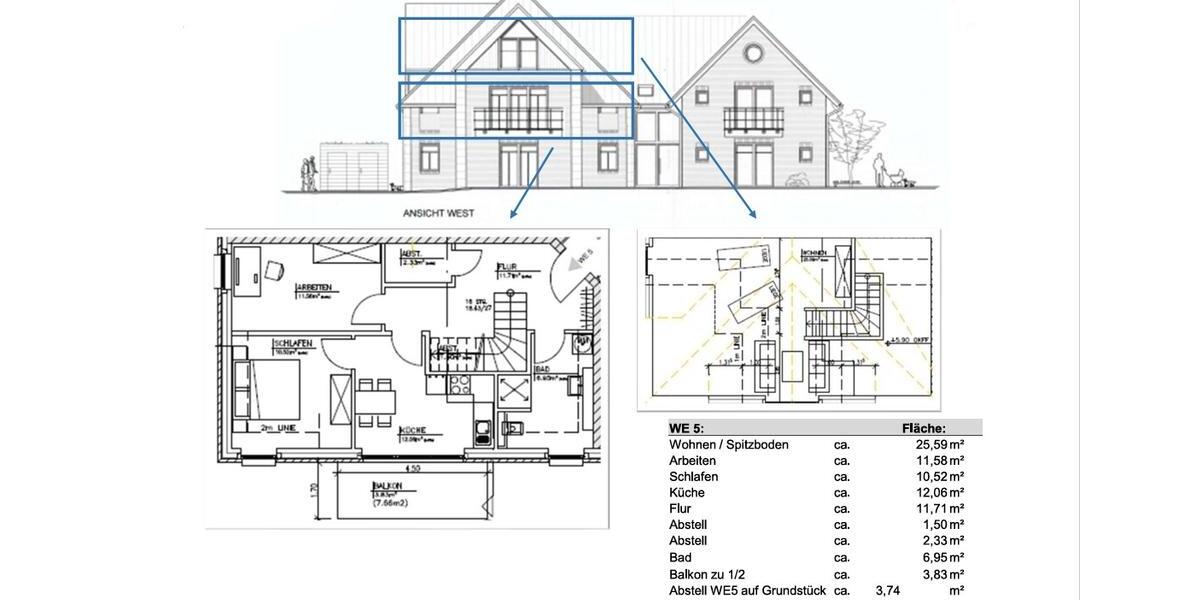 Maisonettenwohnung Buxtehude - 3 Zimmer, 86 m&sup2;, 1.185&euro; | Angebot:26001585