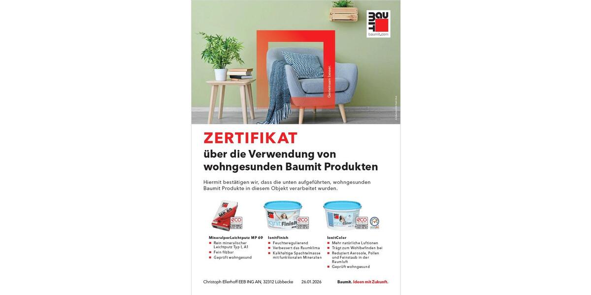 Etagenwohnung Hille - 2 Zimmer, 50 m&sup2;, 750&euro; | Angebot:26516447