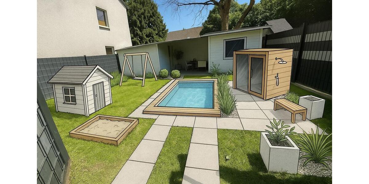 3,5-Zimmer-Maisonette mit Garten, Terrasse 2 Stellplätze 4 zimmer