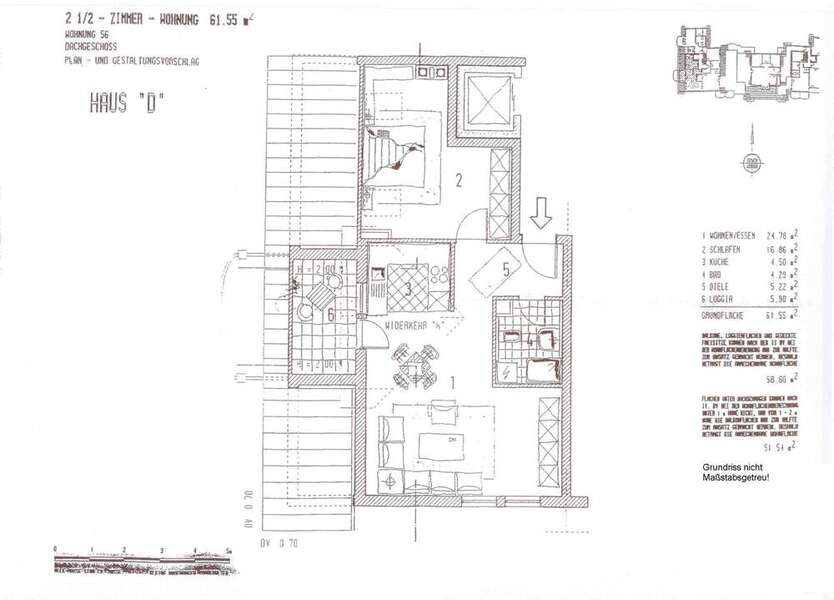 Wohnung zum Mieten in Reichenbach 750 € 61.5 m²
