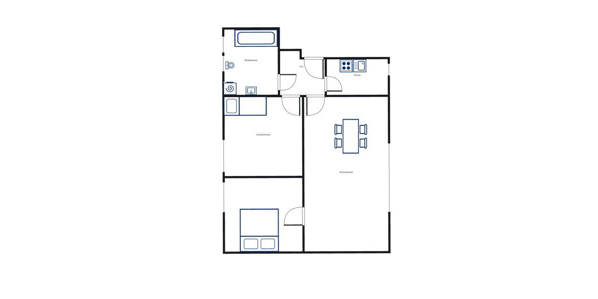 Dachgeschoßwohnung Kassel Harleshausen - 3 Zimmer, 54 m&sup2;, 509&euro; | Angebot:24383085